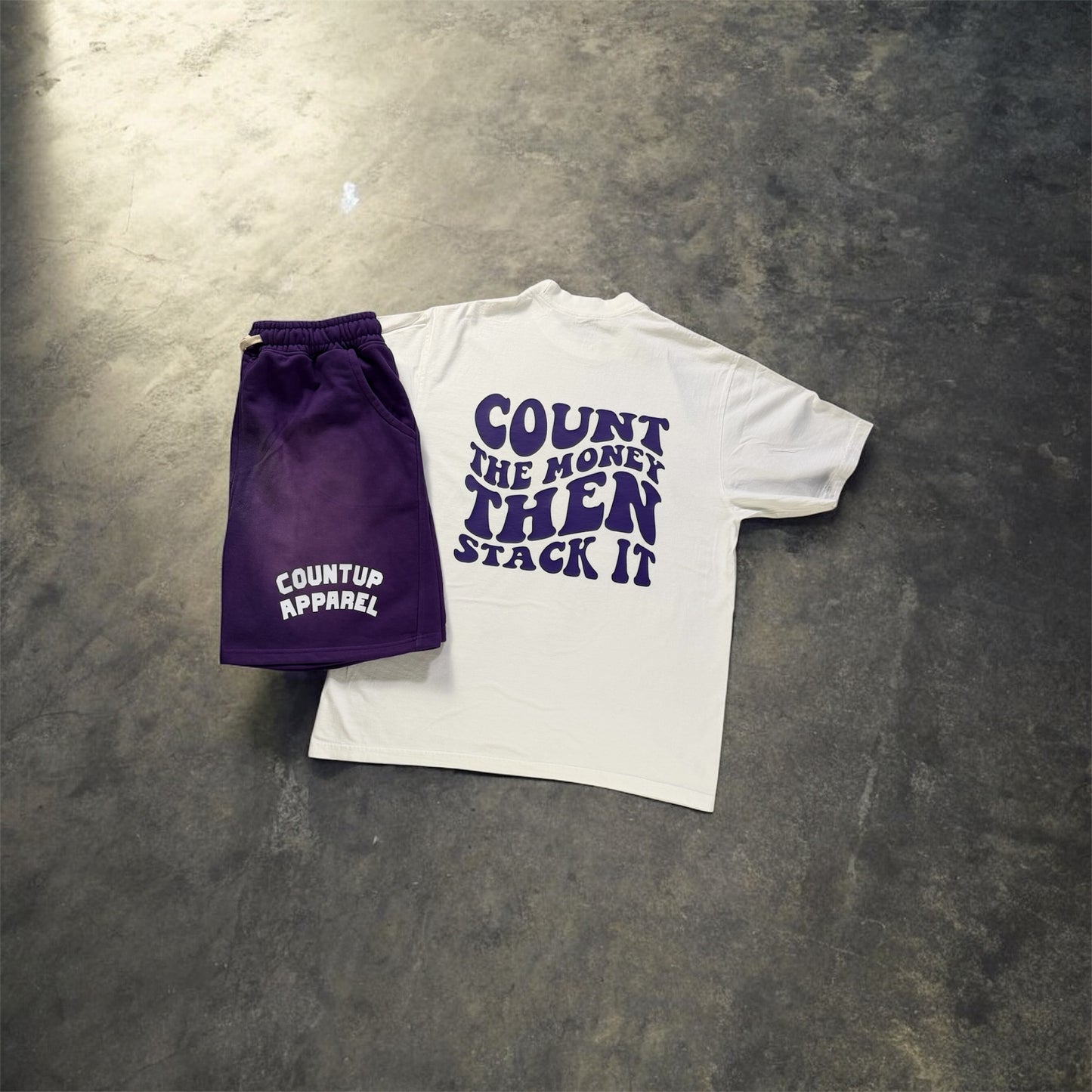 Purple&White Cross Set