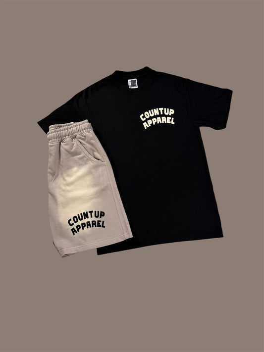 Black&Cream Short Set