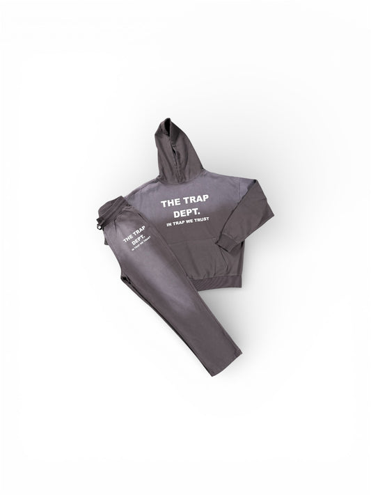 Grey Sun-Dried Hoodie Set
