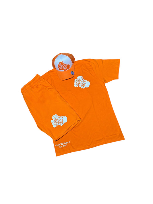 Orange/White Gount Up Set