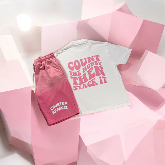 Pink&White Cross Set